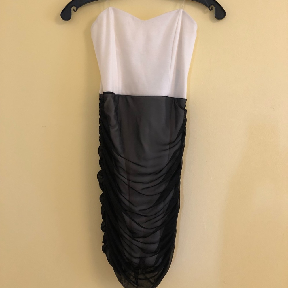 Beautiful cream and black dress